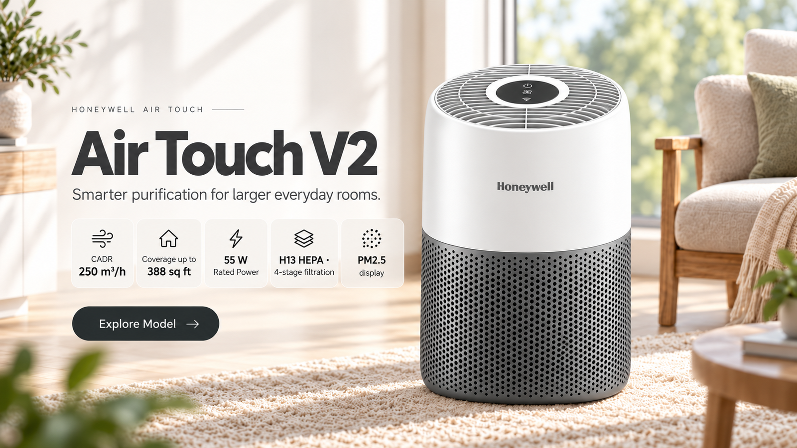 Honeywell Air Touch V2 banner